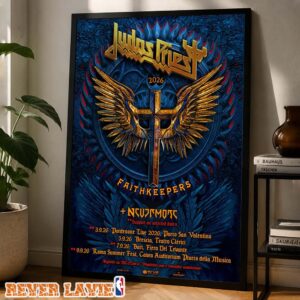 Judas Priest 2026 Faithkeepers European Tour Home Decor Poster