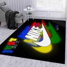 Just Do It Nike Logo Area Rug Carpet