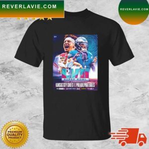 Kansas City Chiefs Vs Philadelphia Eagles LVII Super Bowl 2023 Game Pass T-shirt