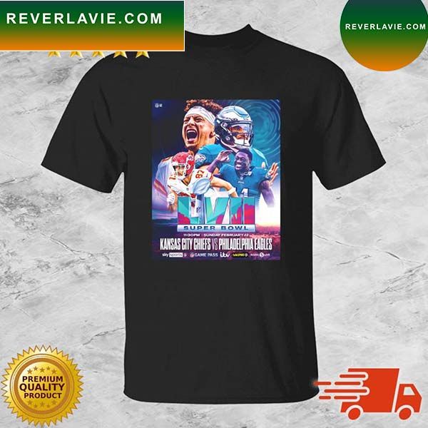 Kansas City Chiefs Vs Philadelphia Eagles LVII Super Bowl 2023 Game Pass T-shirt Kansas City Chiefs Vs Philadelphia Eagles LVII Super Bowl 2023 Game Pass T-shirt