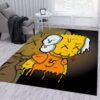Kaws Black Area Rug Carpet Kaws Black Area Rug Carpet