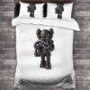 Blue Kaws In Baby Blue Background Bedding Set Blue Kaws In Baby Blue Background Bedding Set
