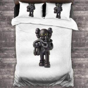 Kaws Black Rovtop Kaws 3 in 1 Bedding Set