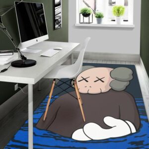 Kaws Companion Water Street Art Rug Home Decor