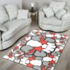 Kaws Hand Pattern Kaws Rug Home Decor Kaws Hand Pattern Kaws Rug Home Decor