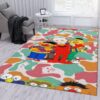 Kaws Illustration Area Rug Carpet Kaws Illustration Area Rug Carpet