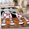 Kaws Love Pink Kwas Rug Home Decor