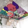 Kaws Red And White Anatomy Kwas Rug Home Decor