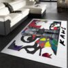 Kaws Red And White Anatomy Kwas Rug Home Decor