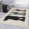 Kaws Small Lie Set Sneaker Rug Home Decor