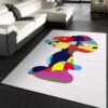 Kaws Small Lie Figure Grey Kaws Rug Home Decor
