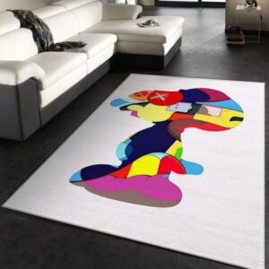 Kaws Snoopy Colorful Kwas Rug Home Decor
