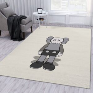 Kaws Standing Grey Fashion Brand Kaws Rug Home Decor