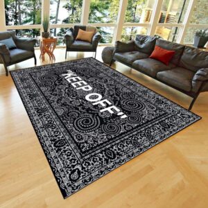 Keep Off Rug Off White Rug Home Decor