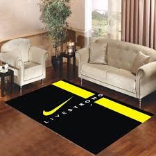 LIVESTRONG NIKE LOGO SPORT BIKE Area Rug Carpet