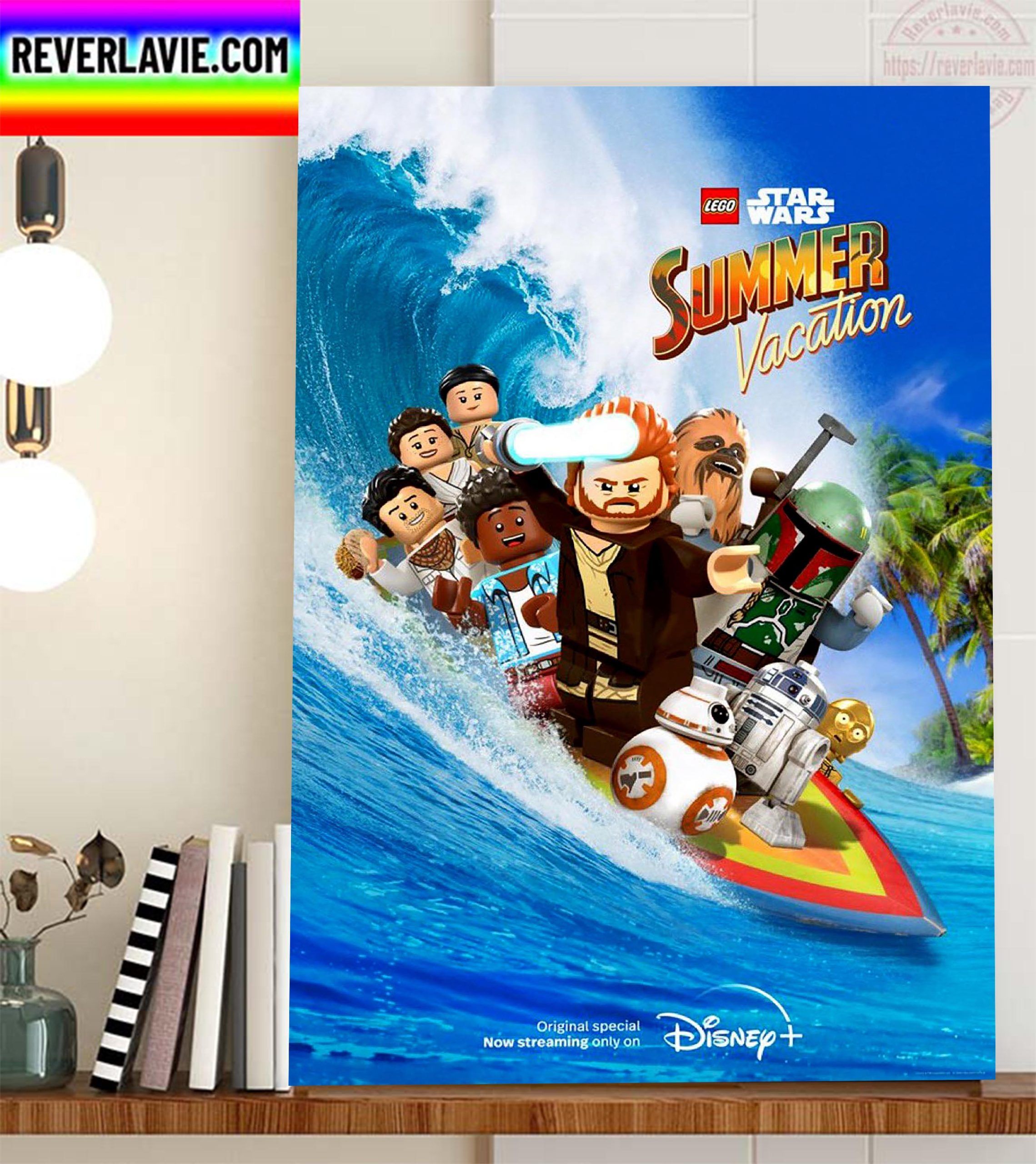 Lego Star Wars Summer Vacation Poster Art Home Decor Poster Canvas Lego Star Wars Summer Vacation Poster Art Home Decor Poster Canvas