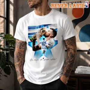 Lionel Messi Argentina National Team FIFA World Cup Champion Football 2022 Unisex T-Shirt