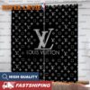 Louis Vuitton Big Logo In Grey Monogram Window Curtain Louis Vuitton Big Logo In Grey Monogram Window Curtain