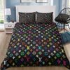 Louis Vuitton Colorful Monogram Comforter Bedding Set Louis Vuitton Colorful Monogram Comforter Bedding Set