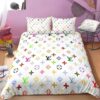 Louis Vuitton Colorful Monogram Bedding Set Queen Louis Vuitton Colorful Monogram Bedding Set Queen