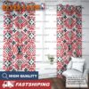 Louis Vuitton Luxury Monogram With Yellow Doodle In White Background Window Curtain Louis Vuitton Luxury Monogram With Yellow Doodle In White Background Window Curtain