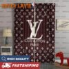 Louis Vuitton Signature Brown Monogram Two Sides Splitted Window Curtain Louis Vuitton Signature Brown Monogram Two Sides Splitted Window Curtain