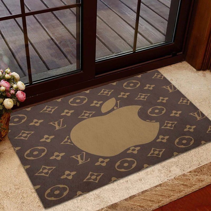 Louis Vuitton x Logo Apple Outdoor Doormat Louis Vuitton x Logo Apple Outdoor Doormat