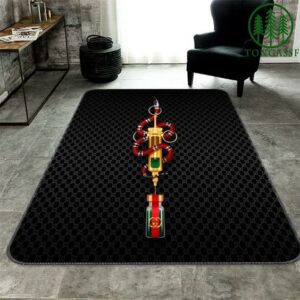 Luxurious Gucci Snake Vacxin Limited Edition Carpet Rug Home Decor