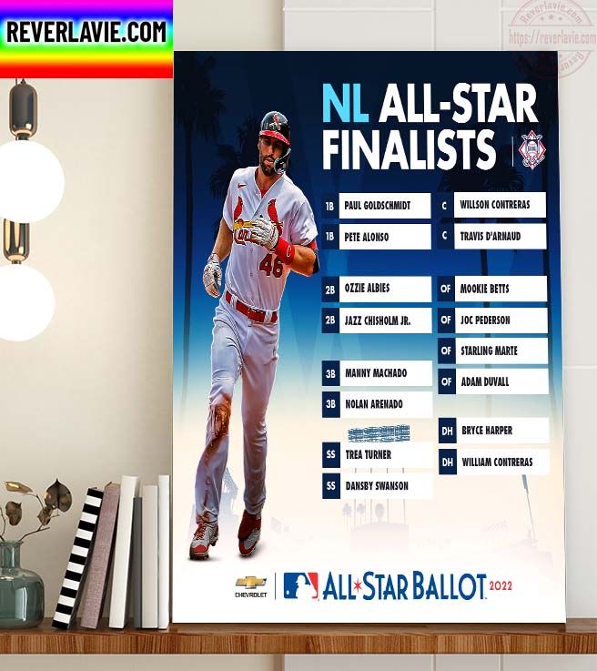 MLB St Louis Cardinals Paul Goldschmidt 2022 All Star Ballot NL All-Star Finalists Home Decor Poster Canvas MLB St Louis Cardinals Paul Goldschmidt 2022 All Star Ballot NL All-Star Finalists Home Decor Poster Canvas