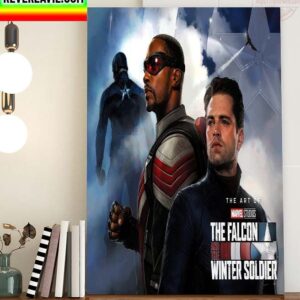 Marvel Studios The Art Of The Falcon And The Winter Soldier Home Decor Poster Canvas