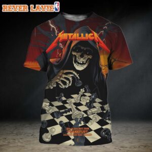 Metallica M72 Frankfurt 2026 Pop Up Shop Poster at Deutsche Bank Park in Frankfurt Germany On 22nd And 24th May 2026 All Over Print Shirt
