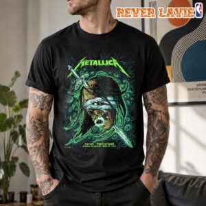 Metallica M72 Zurich Pop-up Shop Poster At Stadion Letzigrund In Zurich Switzerland On May 27 2026 Art By Mark Richards Unisex Tee