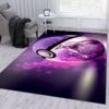 Mega Charizard Pokemon with Fire Rug Home Decor