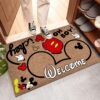 Mickey And Minnie Hawaii Outdoor Doormat Mickey And Minnie Hawaii Outdoor Doormat