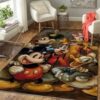 Mickey Minnie Donald Goofy And Pluto Disney Area Rug