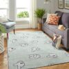 Mickey Mouse Head Through Years Rug Home Decor Mickey Mouse Head Through Years Rug Home Decor