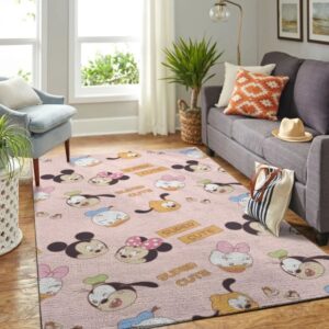Mickey Mouse Minnie Donald Daisy Duck Goofy Rug Home Decor