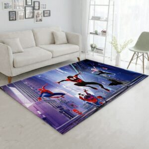 Miles Morales Spiderman Rug Home Decor