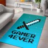 Minecraft Gaming Bedroom Area Rug Design Minecraft Gaming Bedroom Area Rug Design