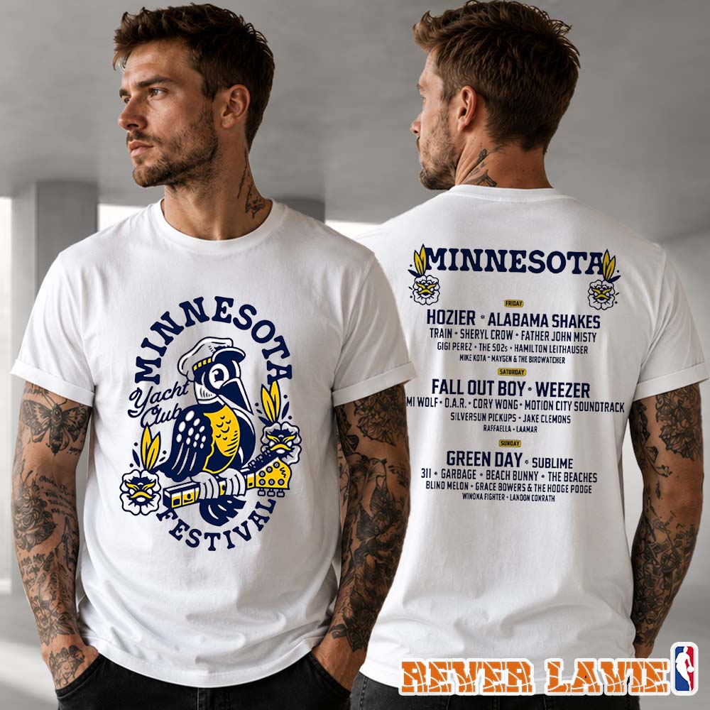 Minnesota Yacht Club Festival 2026 Bird Lineup Tee Minnesota Yacht Club Festival 2026 Bird Lineup Tee