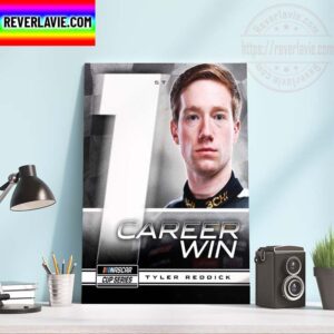 NASCAR Cup Series Congratulate Tyler Reddick First Career Win Victory Home Decor Poster Canvas