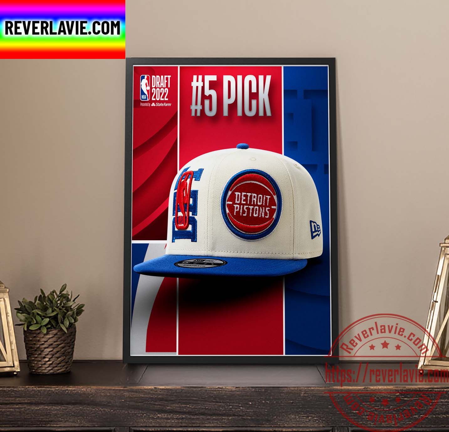 NBA 2022 NBA Draft Detroit Pistons Select Jaden Ivey The 5th Pick NBA Draft Wall Decor Poster Canvas NBA 2022 NBA Draft Detroit Pistons Select Jaden Ivey The 5th Pick NBA Draft Wall Decor Poster Canvas