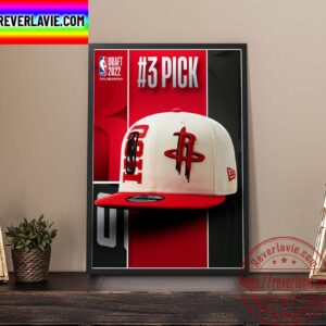 NBA 2022 NBA Draft Houston Rockets Select Jabari Smith Jr The 3rd Pick NBA Draft Wall Decor Poster Canvas