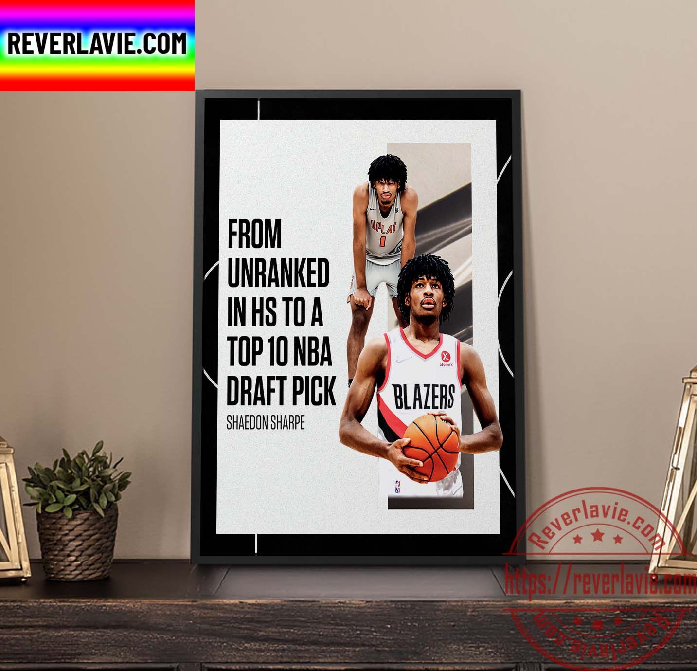 NBA 2022 NBA Draft Shaedon Sharpe From Unranked To Top 10 NBA Draft Pick Home Decor Poster Canvas NBA 2022 NBA Draft Shaedon Sharpe From Unranked To Top 10 NBA Draft Pick Home Decor Poster Canvas