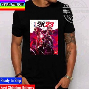 NBA 2K23 GOAT Edition Cover Michael Jordan and LeBron James Unisex T-Shirt