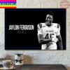 NFL Baltimore Ravens RIP LB Jaylon Ferguson 1995-2022 Home Decor Poster Canvas