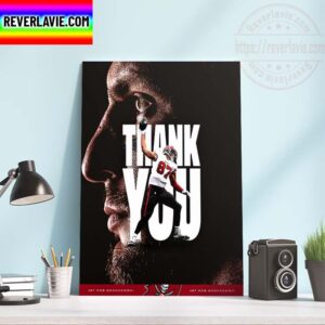 NFL Tampa Bay Buccaneers Rob Gronkowski 87 The Legend Is Retiring Thank For Everything Home Decor Poster Canvas