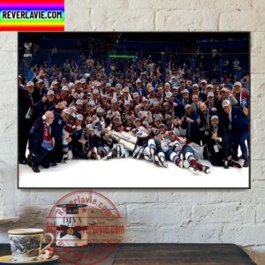 NHL 2022 Stanley Cup Champions Colorado Avalanche Champions Home Decor Poster Canvas