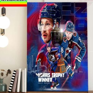 NHL Colorado Avalanche Cale Makar Norris Trophy Winner Home Decor Poster Canvas