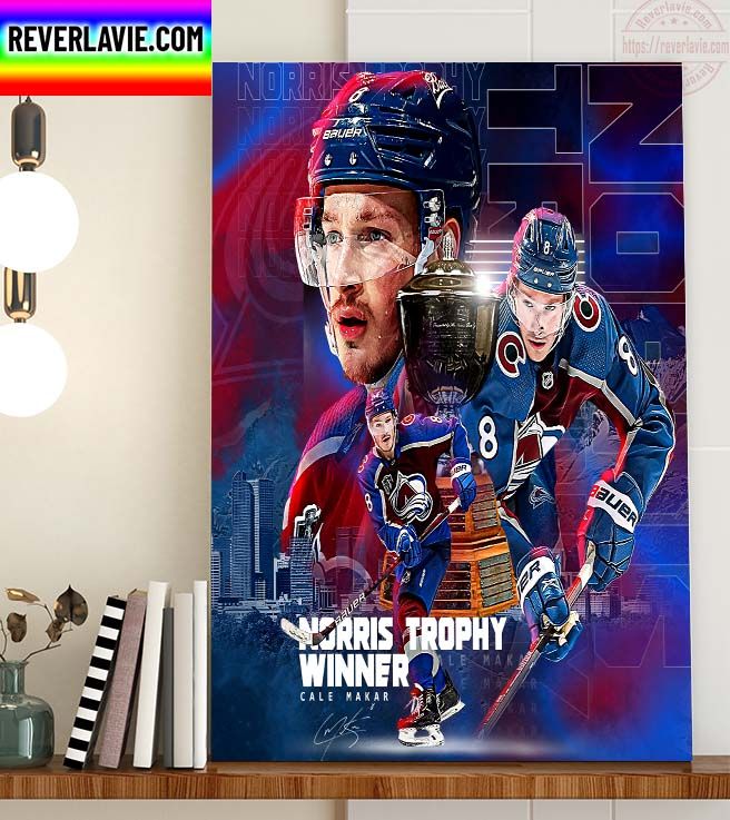 NHL Colorado Avalanche Cale Makar Norris Trophy Winner Home Decor Poster Canvas NHL Colorado Avalanche Cale Makar Norris Trophy Winner Home Decor Poster Canvas